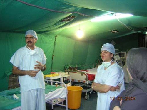 Rajiv AarogyaSri with Indian Doctors at Villages